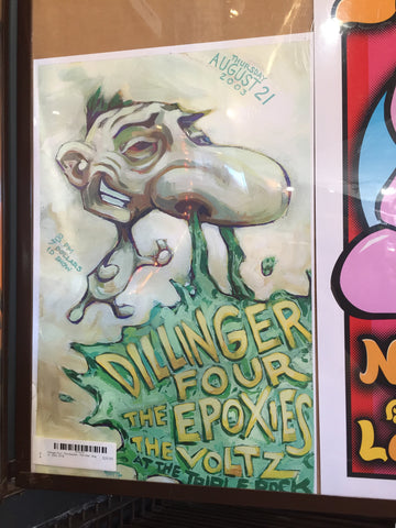 Dillinger Four - The Epoxies / The Voltz - 11" x 17" Concert Poster p0119