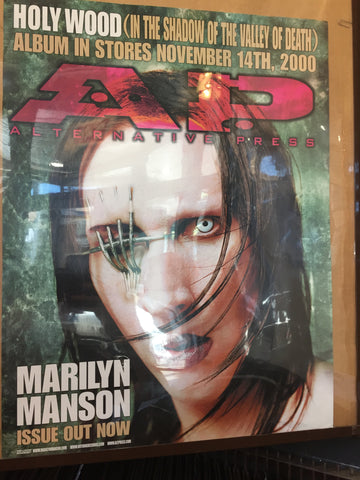 Marilyn Manson – Holy Wood (In The Shadow Of The Valley Of Death) - 2000 A.P. Alternative Press Cover - 18x24 Promo Poster - p0124