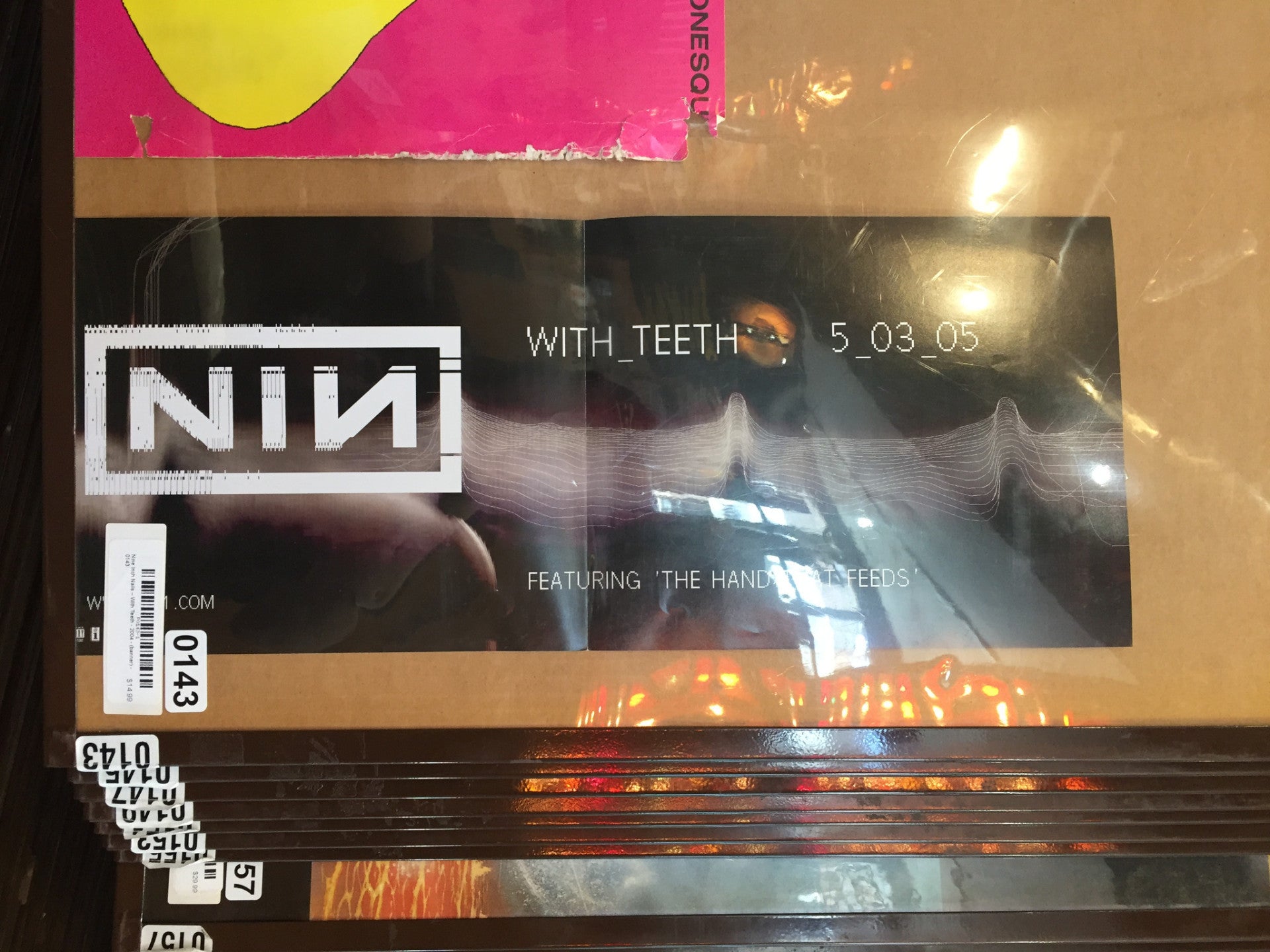 Nine Inch Nails – With Teeth - 2004 - (banner) - p0143-1
