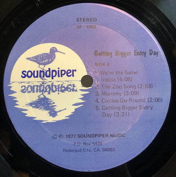 Soundpiper Music – Getting Bigger Every Day - VG+ LP Record 1976 Private Outsider California USA Vinyl - Disco / Educational