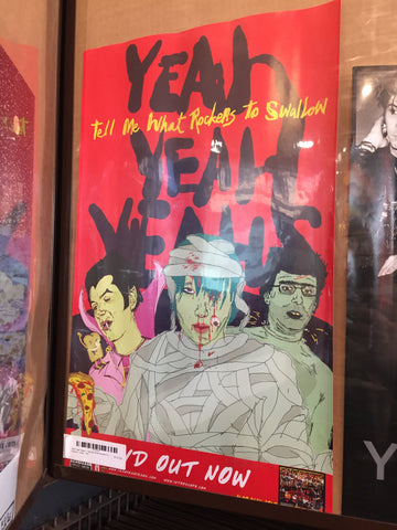 Yeah Yeah Yeahs – Tell Me What Rockers To Swallow - 12.5" x 20"Promo Poster p0197