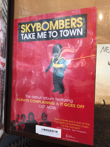 Skybombers – Take Me To Town - 11x17 Album Promo Poster - p0201