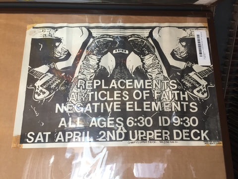 The Replacements - Goofy's Upper Deck - April 2, 1982 - p0202-1 Poster
