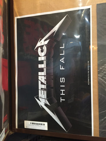 Metallica - This Fall - 11x17 Album Promo Poster - p0299
