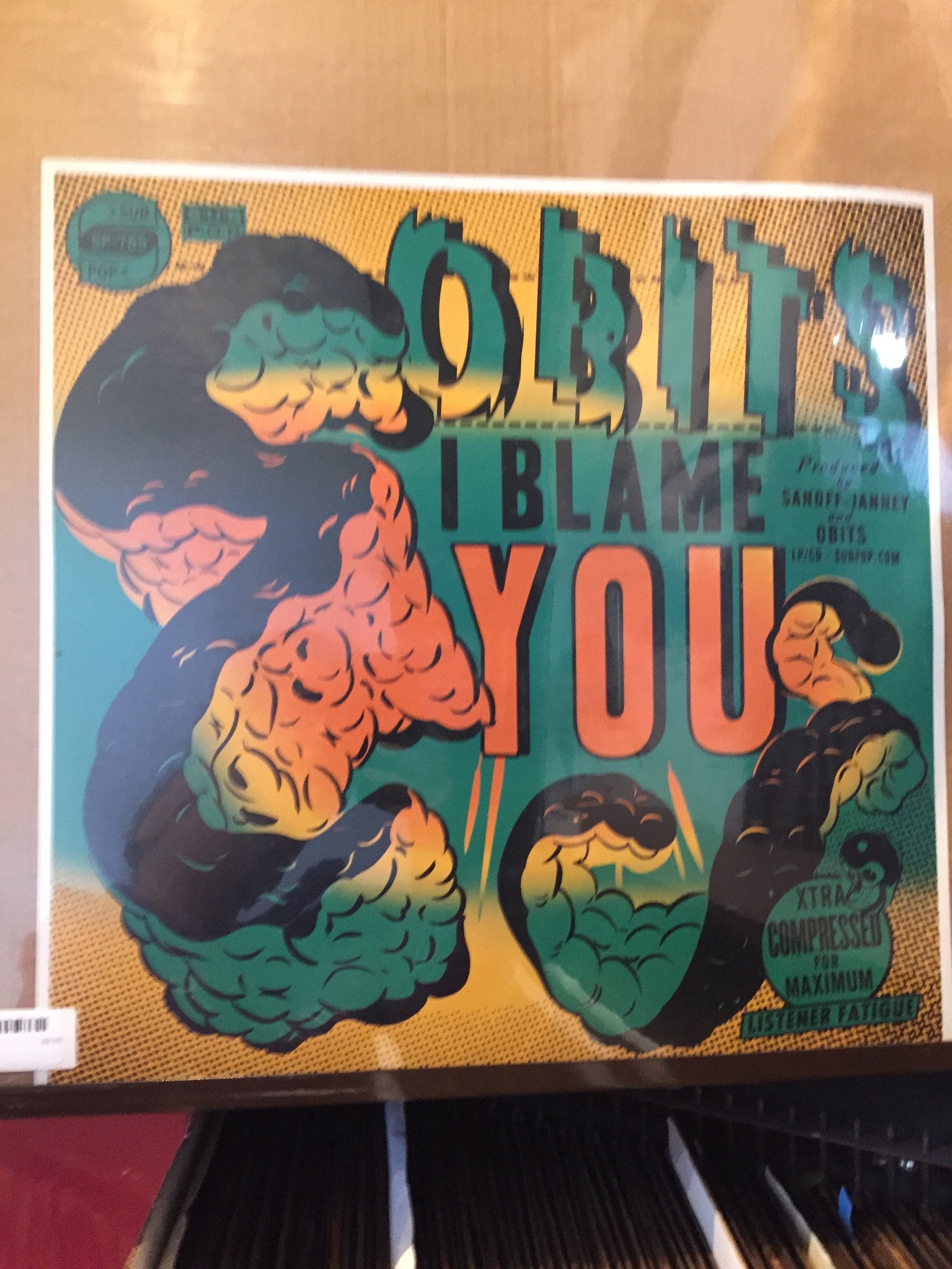 Obits – I Blame You - 2009 - 18x18 Album Promo Poster - p0302 - Shuga Records