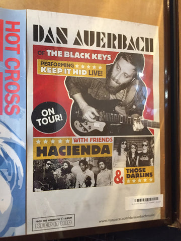 Dan Auerbach - Keep It Hid Live w/ Hacienda - 11x17 Promo Poster - p0310-1