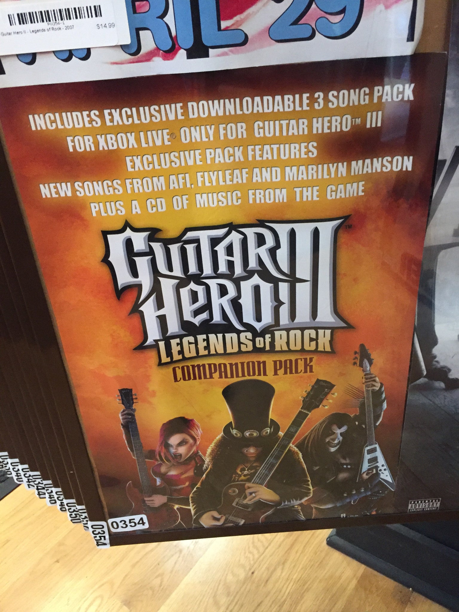 Guitar Hero II - Legends of Rock 2007 11x17 Promo Poster - p0354