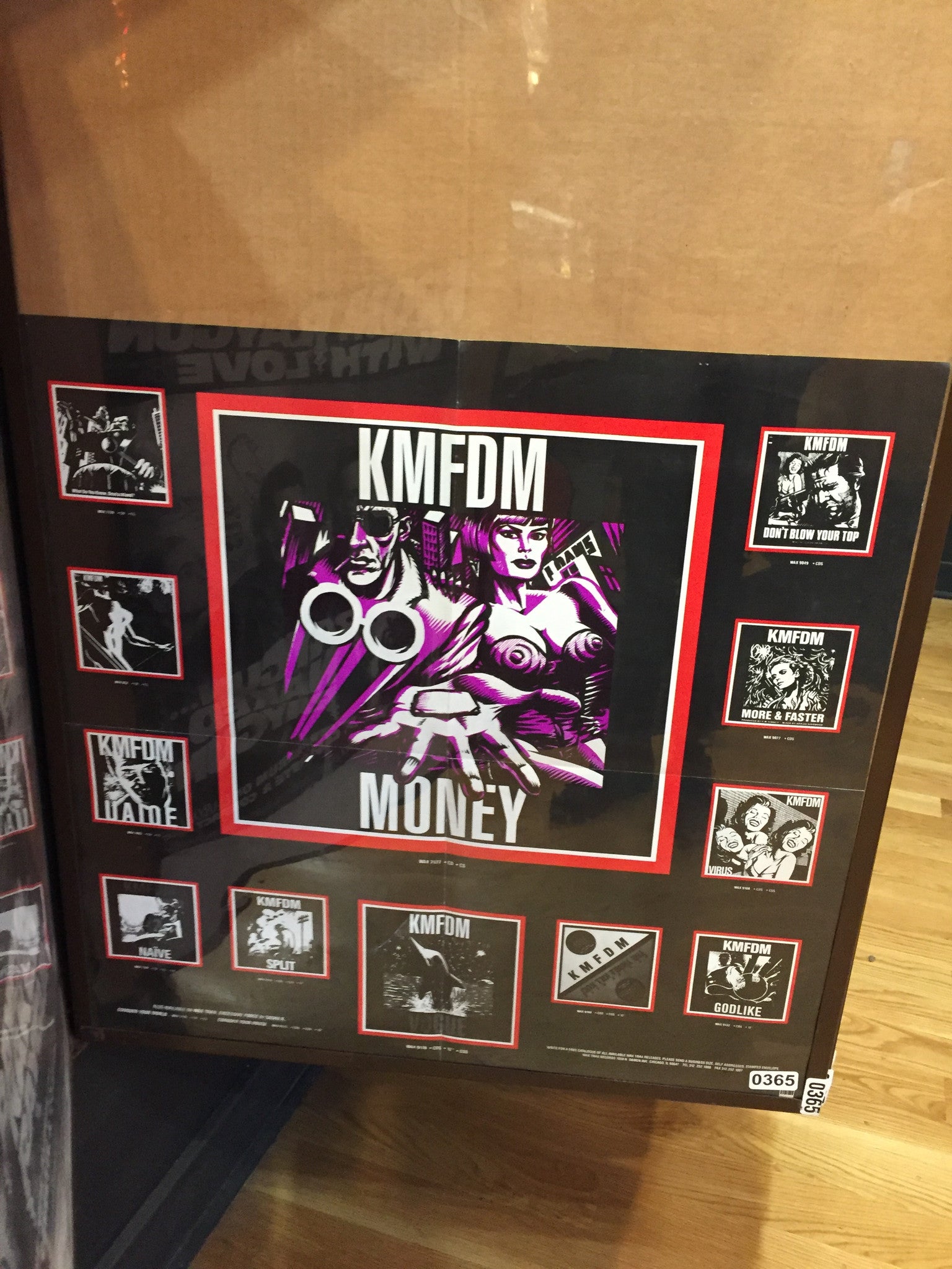 KMFDM – Money - 1992 - p0365 Poster - Shuga Records