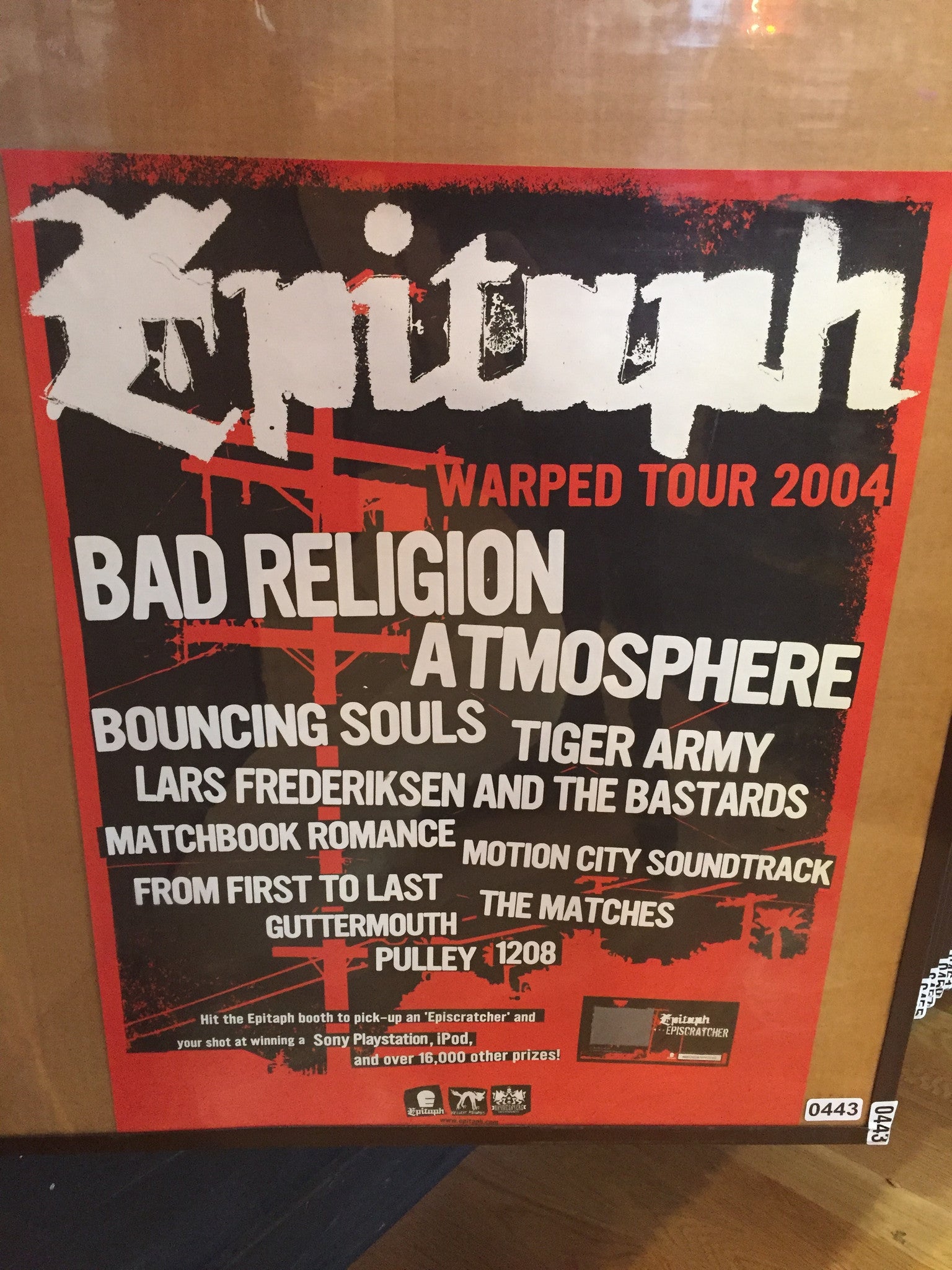 Vans Warped Tour 2004 - 18x24 Promo Poster - p0443