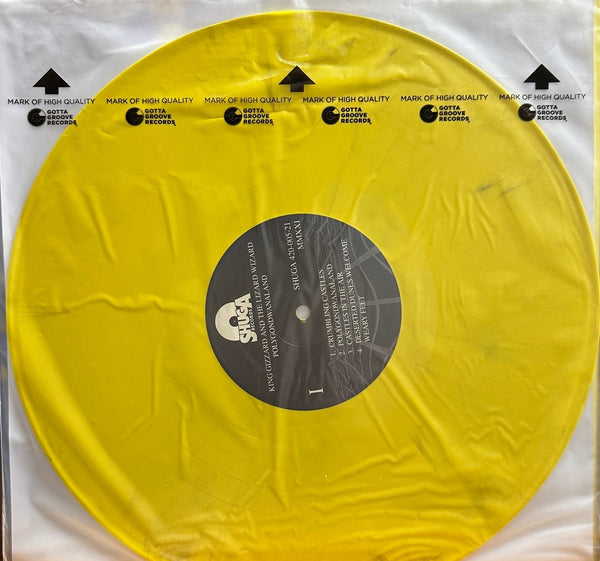 King Gizzard And The Lizard Wizard - Polygondwanaland (2017) - New LP Record 2022 Shuga Records Exclusive Plastic Cheese Yellow & Black Vinyl - Psychedelic Rock - Shuga Records