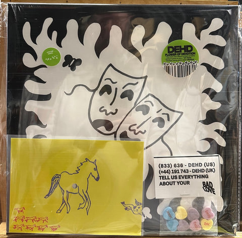 Dehd – Flower of Devotion - New LP Record 2020 Fire Talk USA Neon Green Splatter Vinyl, Candy Hearts & Lucky Flexi-disc - Chicago Indie Rock