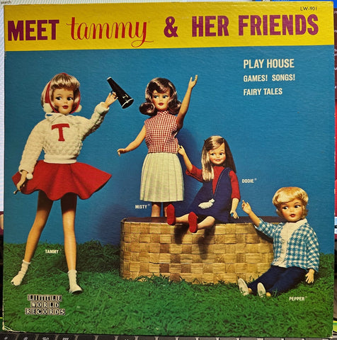 Unknown Artist – Meet Tammy & Her Freindsb - VG+ LP Record 1965 Little World Ideal Toy Corp. USA Vinyl - Children's / Story