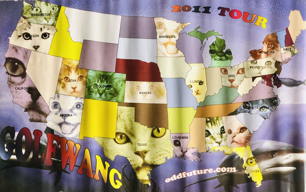 Odd Future - Golf Wang 2011 - 17" x 27" Double-sided Tour Poster p0092 - Shuga Records