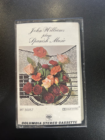 John Williams– John Williams Plays Spanish Music- Used Cassette 1970 Columbia Tape- Classical