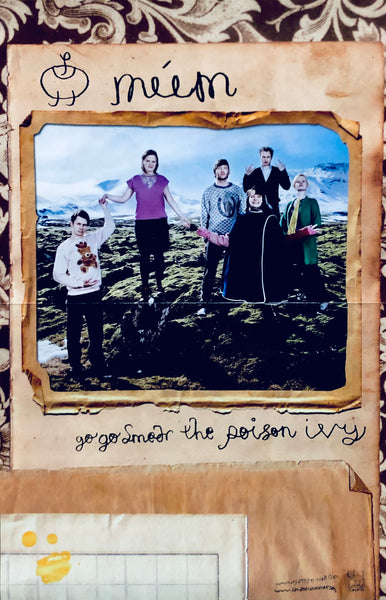 múm – Go Go Smear The Poison Ivy - 11" x 17" Double-sided Promo Poster p0133-1 - Shuga Records