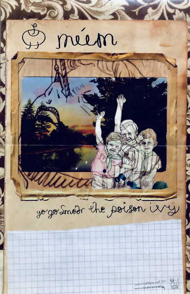 múm – Go Go Smear The Poison Ivy - 11" x 17" Double-sided Promo Poster p0133-1 - Shuga Records