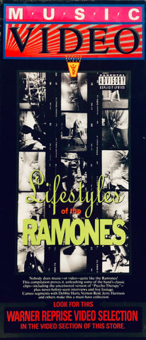 Ramones – Lifestyles Of The Ramones - 5.5" x 12.5" Original Promo Flat p0137-1