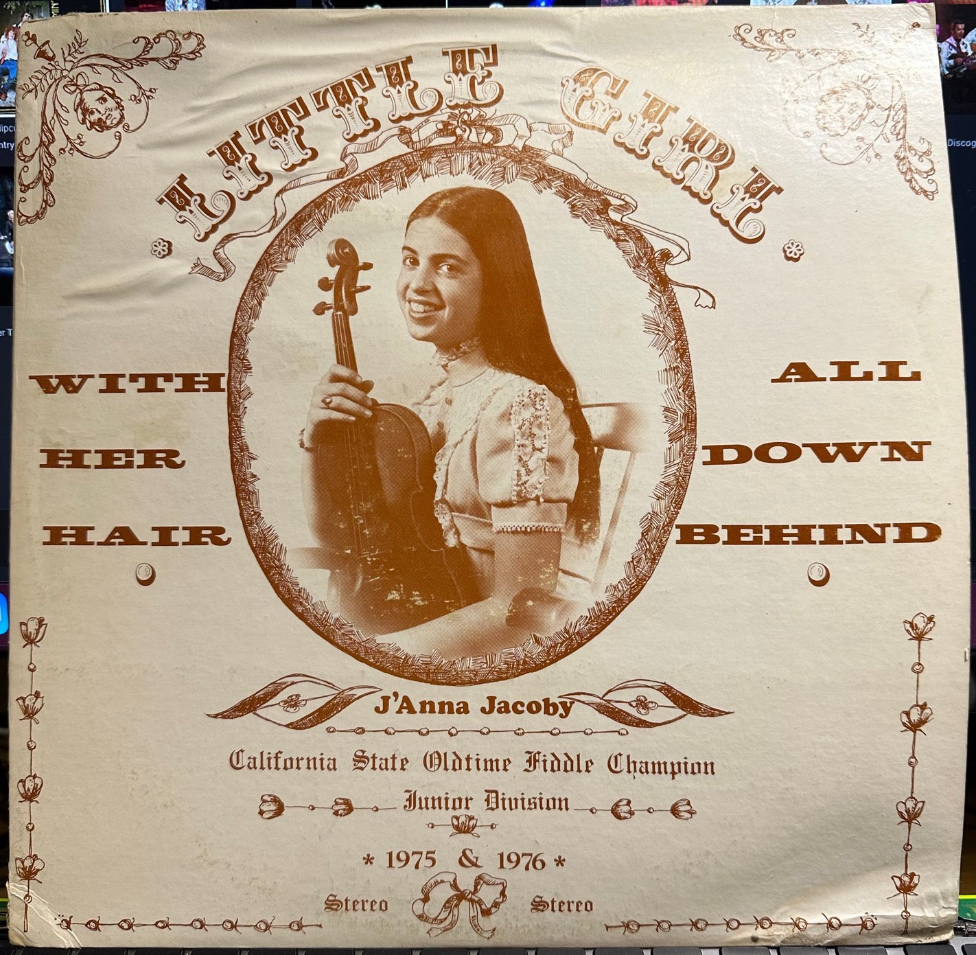 J'Anna Jacoby – J'Anna Jacoby – Little Girl With Her Hair All Down Behind - VG+ LP Record 1976 Paradise Productions Private Press USA Vinyl - Folk / Bluegrass - Shuga Records