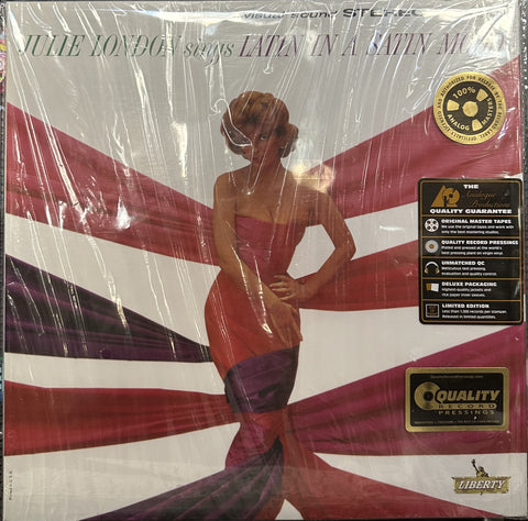 Julie London – Julie London Sings Latin In A Satin Mood (1963 - New LP Record 2015 Analogue Productions USA 200 gram Vinyl - Jazz / Vocal