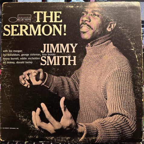 Jimmy Smith – The Sermon! (1959) - VG- LP Record 1960s Blue Note USA Mono Liberty Press RVG Vinyl - Jazz / Hard Bop