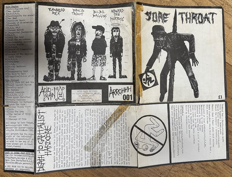 Sore Throat – Death To Capitalist Hardcore - VG 7" EP Record 1988 Acid Rain UK Vinyl - Hardcore / Grindcore / Noisecore