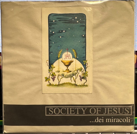 Society Of Jesus – ...Dei Miracoli - Mint- 7" EP Record 1997 SOA Italy Vinyl, Booklet & Insert - Hardcore / Grindcore