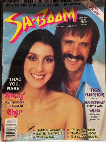 Sh-Boom - July 1990 Magazine - Sonny & Cher
