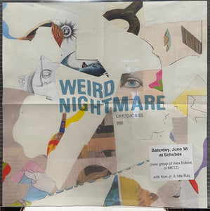 Weird Nightmare – Weird Nightmare - 2022 Sub Pop Chicago Promo Poster Print 19 1/8" x 19 1/8"