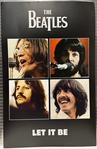 The Beatles – Let It Be - Capitol Apple 2021 Promo Poster Print Litho 11" x 17"