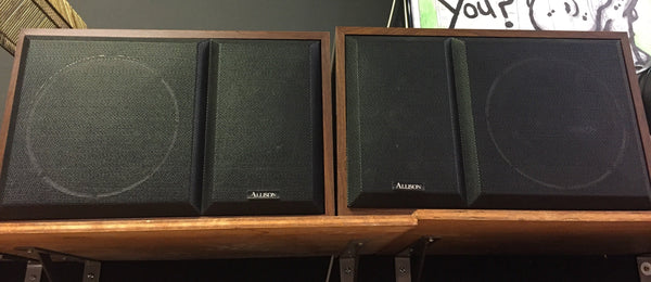USED - 1989 Allison Acoustics LC110 Wood Bookshelf Speakers (Set of 2)