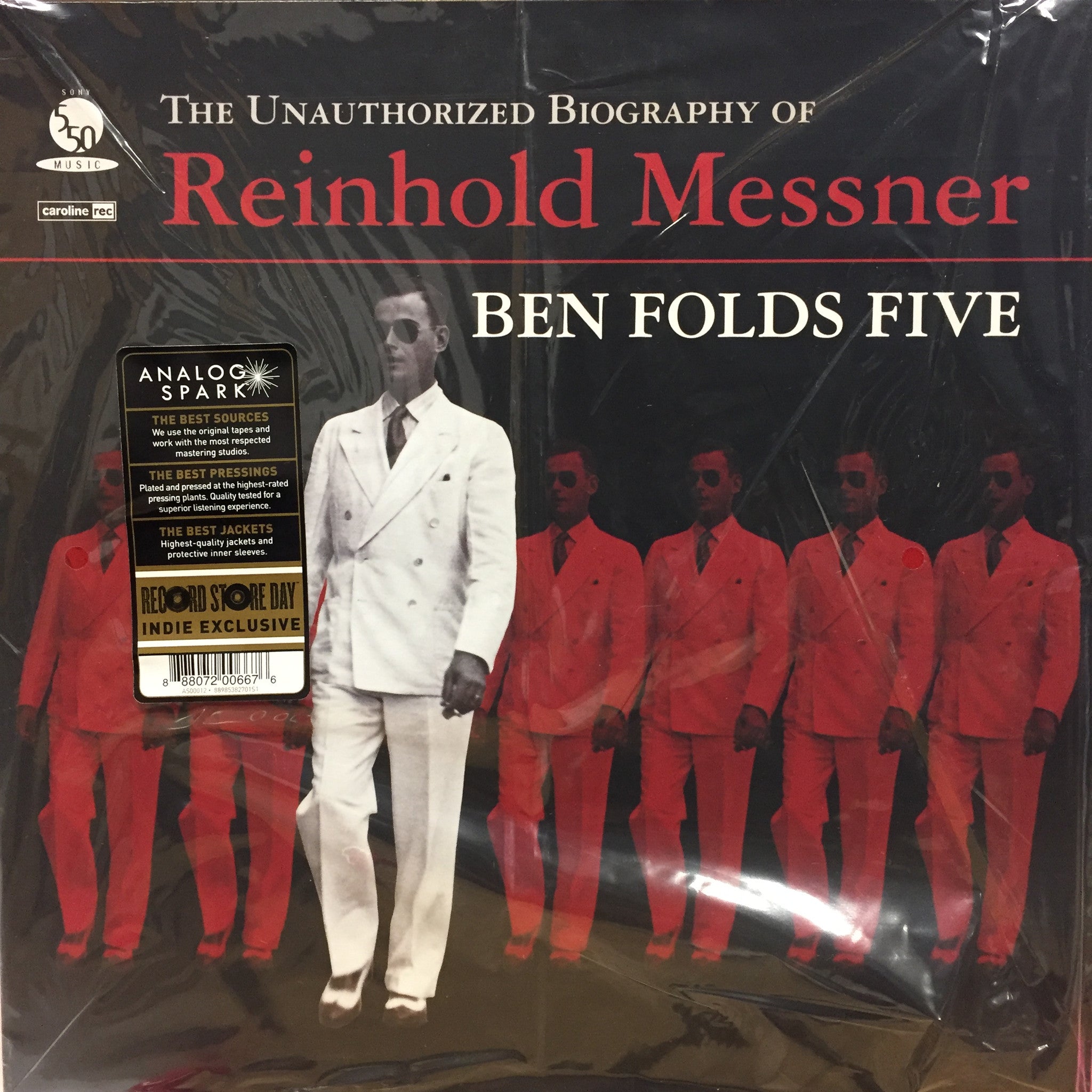 Ben Folds Five - Unauthorized Biography of Reinhold Messner - New Vinyl Record 2017 Concord Music Limited Edition Gatefold 180gram Opaque Red Vinyl Reissue (LTD to 500) - Power Pop / Alt-Rock
