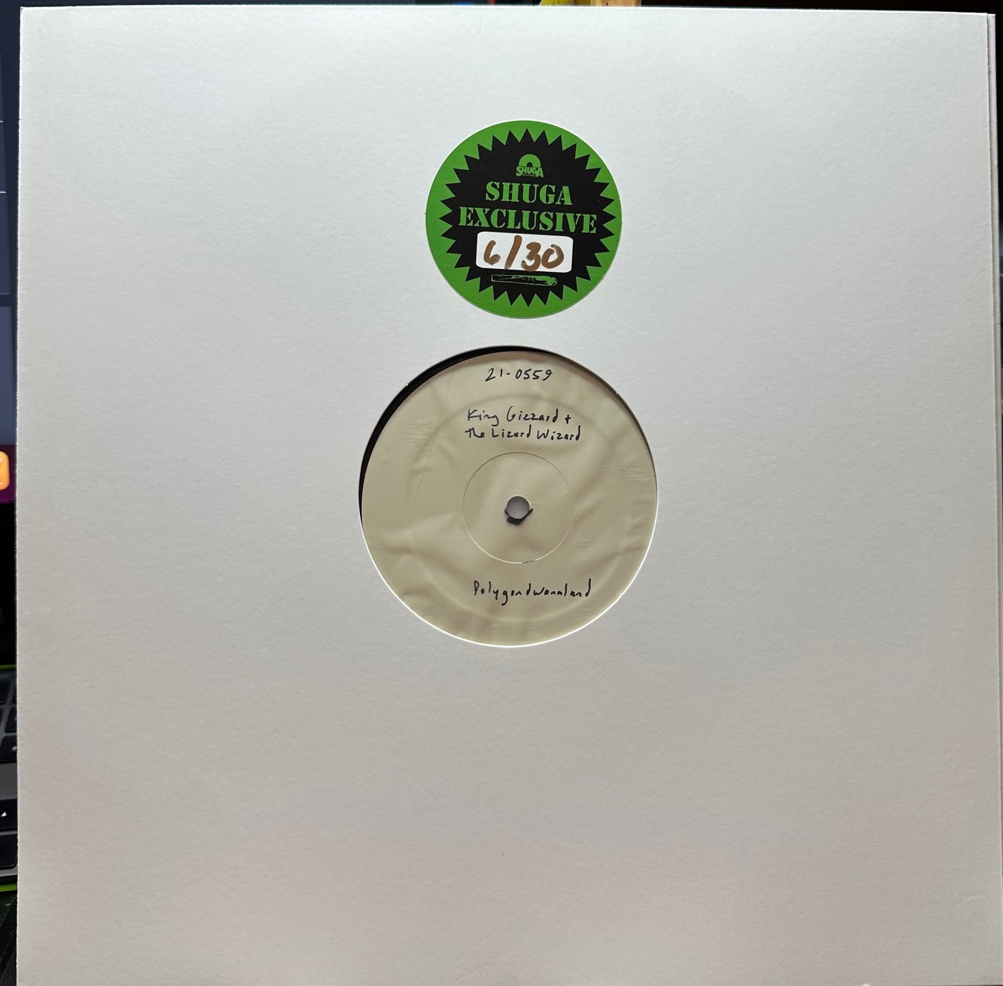 King Gizzard And The Lizard Wizard ‎– Polygondwanaland (2017) - New LP Record 2022 Shuga Records White Label Test Pressing Black Vinyl - Psychedelic Rock