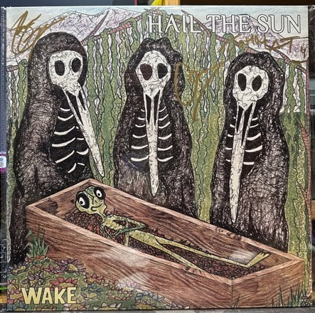 Signed Autographed - Hail The Sun – Wake - Mint- LP Record 2017 Equal Vision Olive Green Opaque Vinyl, Insert & Download - Alternative Rock / Math Rock