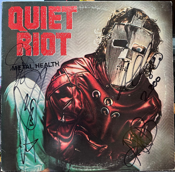Signed Autographed - Quiet Riot – Metal Health - VG+ LP Record
