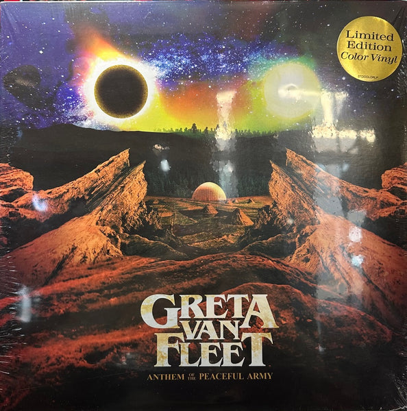 Greta Van Fleet – Anthem Of The Peaceful Army - New LP Record 2018 Republic Lava Red Translucent Vinyl & Insert - Arena Rock / Blues Rock - Shuga Records