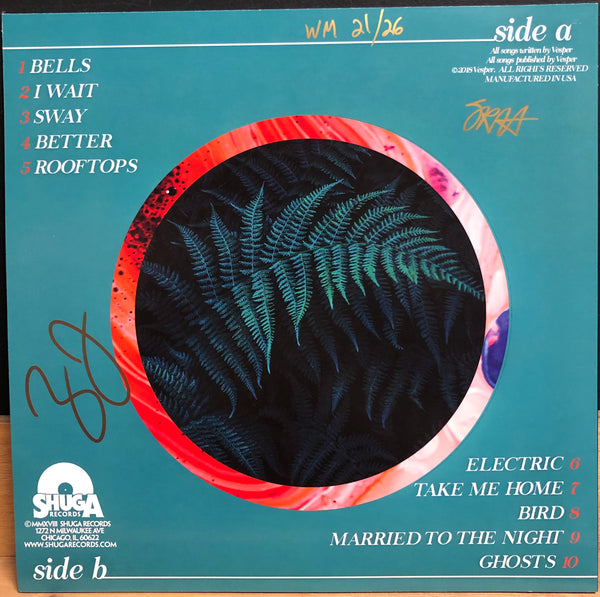Vesper ‎– Years - New Lp Record 2019 Shuga / Wax Mage Exclusive Vinyl #7/26 - Synth-pop / Electronic - Shuga Records