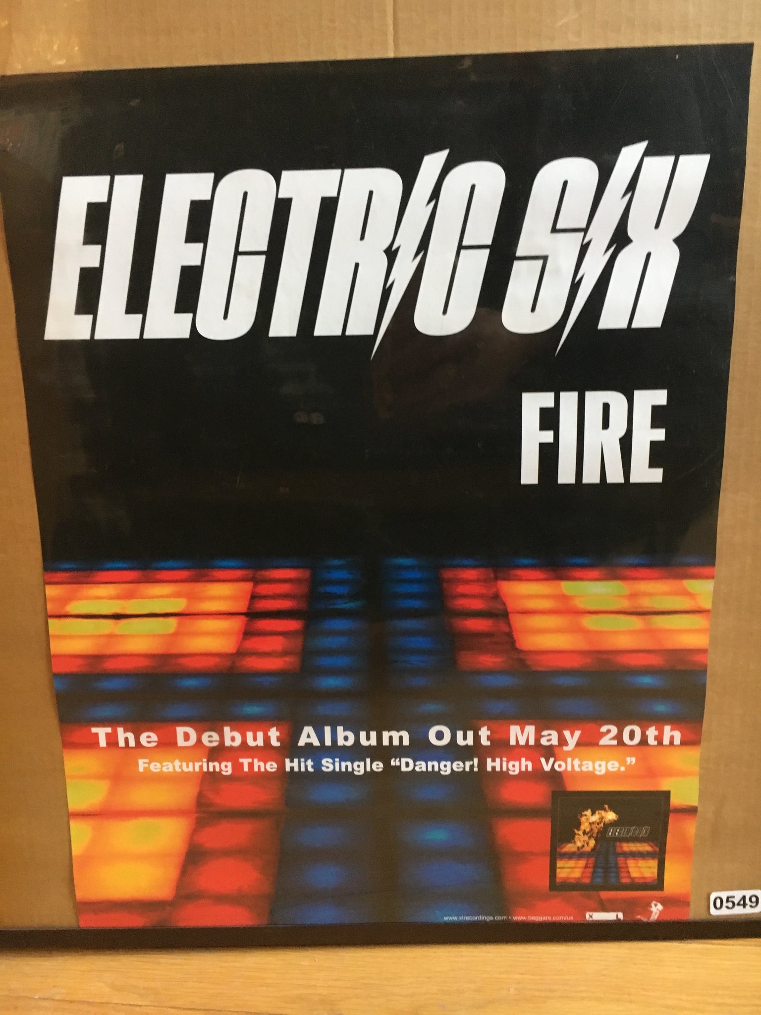 Original Rare 2003 Electric Six - Fire / Danger! High