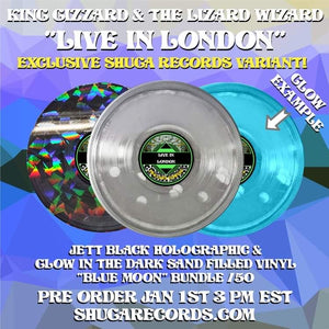 King Gizzard And The Lizard Wizard – Live In London 2019 - New 2 LP Record 2022 Shuga Romanus Holographic & Glow In The Dark Sand Filled Colored Vinyl (50 made) - Psychedelic Rock - Shuga Records