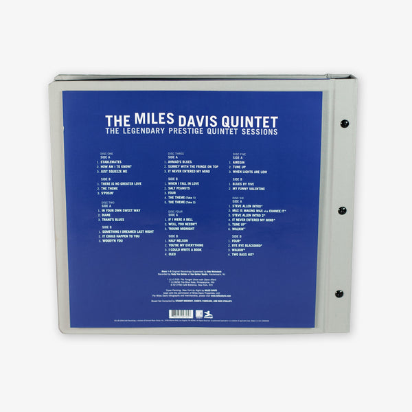 The Miles Davis Quintet  ‎– The Legendary Prestige Quintet Sessions - New 6 LP Record 2019 Craft 180 gram Vinyl Box Set & Book - Jazz / Bop - Shuga Records