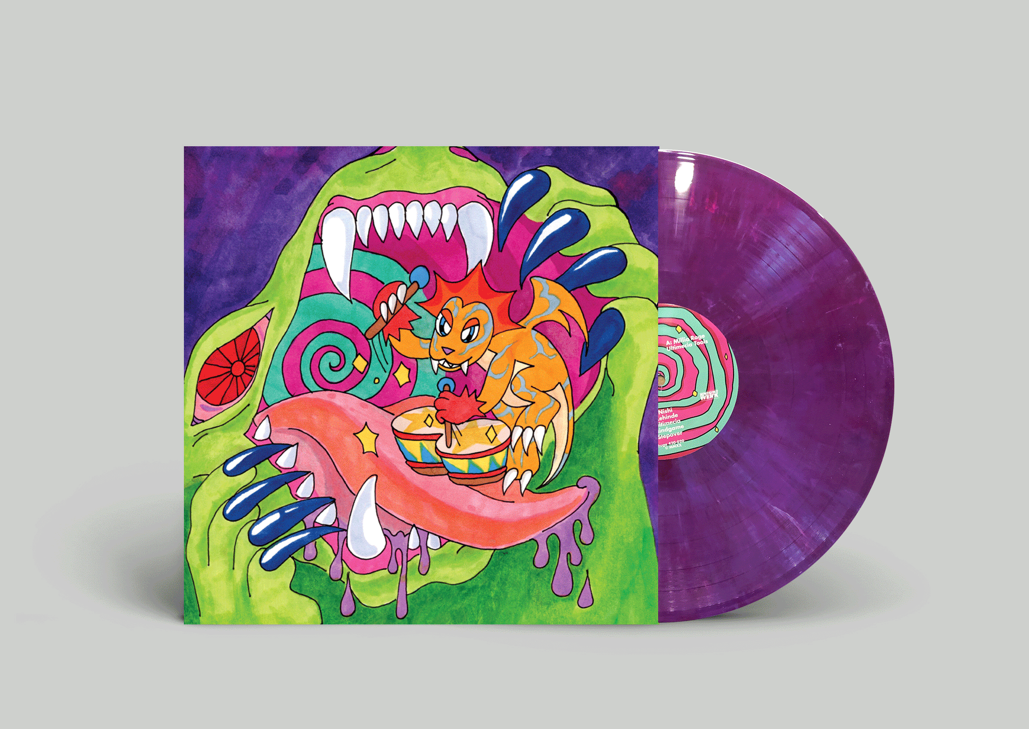 Millia Rage X Castrin - Split EP - New LP Record 2020 Shuga Records Chicago Plush Purple Vinyl - Electronic / Techno / House
