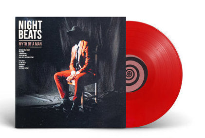 Night Beats - Myth of A Man - New Vinyl Lp 2019 Heavenly Recordings Limited Edition Pressing on Red Vinyl (Produced by Dan Auerbach!) - Psych Rock / Garage - Shuga Records