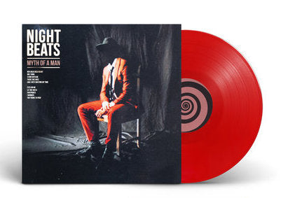 Night Beats - Myth of A Man - New Vinyl Lp 2019 Heavenly Recordings Limited Edition Pressing on Red Vinyl (Produced by Dan Auerbach!) - Psych Rock / Garage