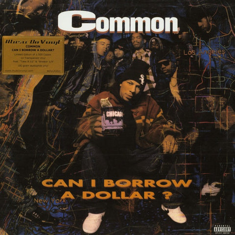 Common – Can I Borrow A Dollar? (1992) - New LP Record 2019 Relativity Europe Transparent Vinyl - Hip Hop