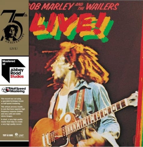 Bob Marley & The Wailers – Live! (1975) - New LP Record 2020 Tuff Gong Europe Vinyl - Reggae