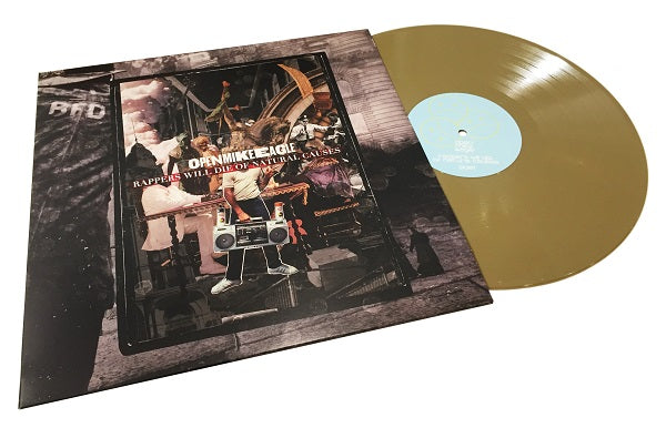Open Mike Eagle - Rappers Will Die Of Natural Causes - New Vinyl Lp 2018 Auto Reverse Reissue on Gold Vinyl - Chicago, IL Rap / Hip Hop - Shuga Records