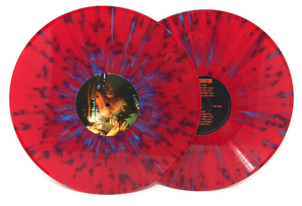 Alan Silvestri - Predator (Original Motion Picture Soundtrack) - New Vinyl 2 Lp 2018 Real Gone Limited Edition Reissue on 'Blood Red & Predator Dreads Blue Splatter' Vinyl with Gatefold Jacket (Limited to 900!) - 80's Soundtrack - Shuga Records