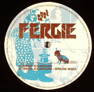Fergie ‎– El Capitano - New 12" Single 2007 Excentric Muzik UK Import Vinyl - Electro / Tech House / Minimal