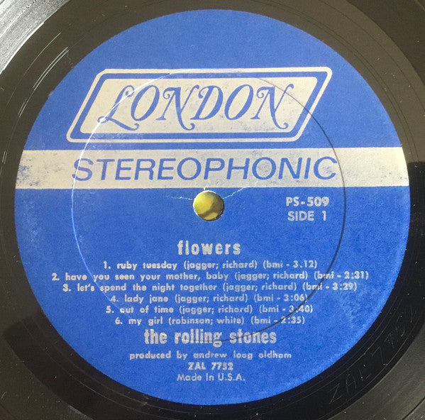 The Rolling Stones – Flowers (1967) - VG+ LP Record 1971 London USA Vinyl - Blues Rock - Shuga Records