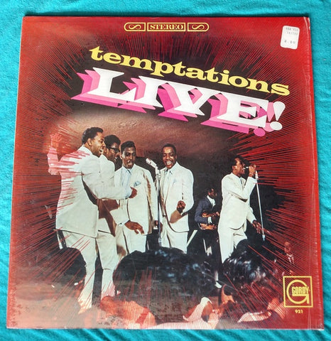 The Temptations ‎– Temptations Live! - VG LP Record 1967 USA Original Vinyl - Soul / Rhythm & Blues
