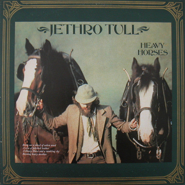 Jethro Tull ‎– Heavy Horses - VG+ LP Record 1977 Chrysalis USA Vinyl - Prog Rock